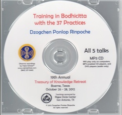Training in Bodhicitta with the 37 Practices  (MP3CD)