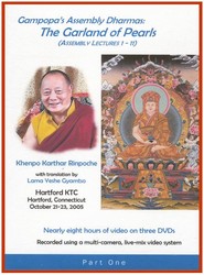 Gampopa's Assembly Dharmas: Garland of Pearls II (Lectures 12-20) (DVD)