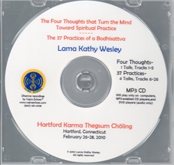 The Four Thoughts That Turn the Mind and the 37 Practices of a Bodhisattva (MP3 CD)