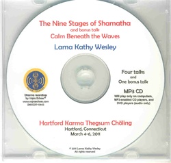 The Nine Stages of Shamatha and Calm Beneath the Waves (MP3 CD)