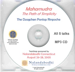 Mahamudra Path of Simplicity (MP3 CD)