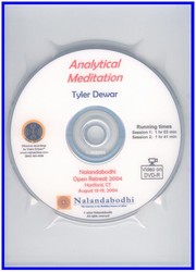 Analytical Meditation (DVD)